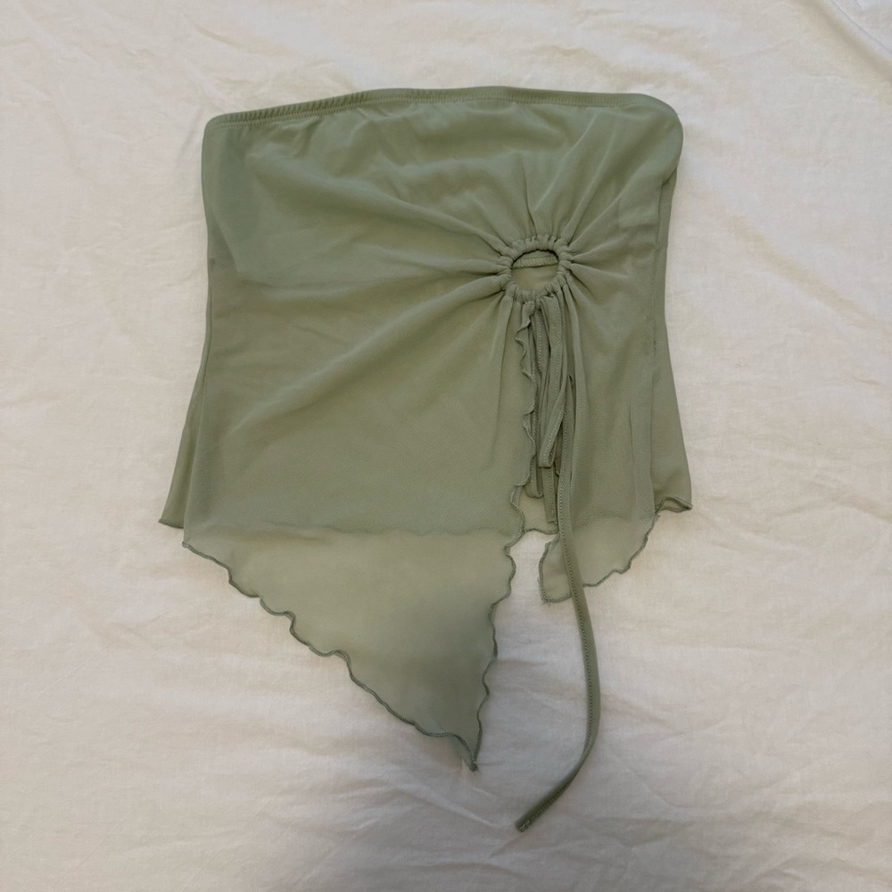 Shein Sage Green Tube Top